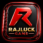 Rajluck Game logo with red and black 3D design